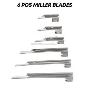 Set de Laringoscopio Eléctrico de Fibra Óptica Medivolve H15-Piece con Hojas Miller + Macintosh, Mangos de Acero Inoxidable, Certificado CE, EMT - Product Image 3