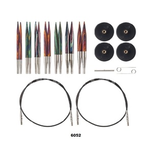 Venta caliente Knit Picks Opciones 2-3/4 Punta corta Cuadrado Intercambiable Juego de agujas de tejer de madera para suéter - Product Image 3