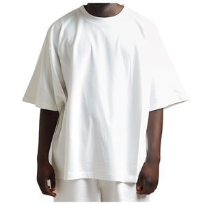 Camiseta gráfica de gran tamaño personalizada de alta calidad, Camiseta holgada de gran tamaño a la moda para hombre, camiseta personalizada para hombre con logotipo impreso - Product Image 4