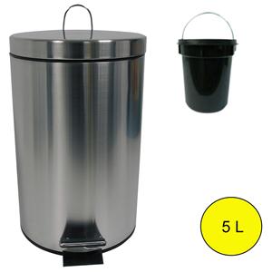Secchio a Pedale in Acciaio Inossidabile da 5L - Product Image 1