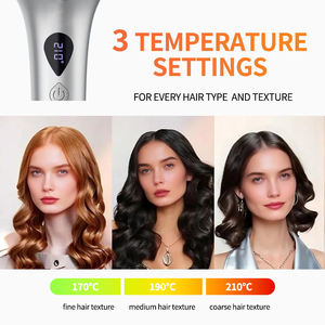 गर्म बिकने वाली इलेक्ट्रिक 32 मिमी सिरेमिक पीसी हीटर समायोज्य गर्मी नेतृत्व वाले आयन घूर्णन हेयर कर्लर घरेलू उपयोग प्रीमियम गुणवत्ता - Product Image 4