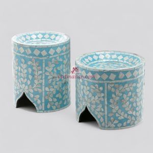 Support à gâteau artisanal en nacre pour la présentation de desserts du Ramadan et la décoration de table à la maison, en provenance du Vietnam - Product Image 1