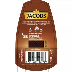 กาแฟสำเร็จรูป Jacobs กำมะหยี่100กรัมโถครีมรสเนียนกลิ่นหอมเข้มข้นขนาดสะดวกสำหรับบ้านคาเฟ่ - Product Image 2