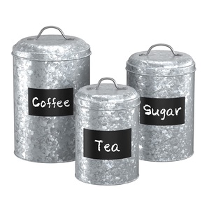 <b>Set</b> Of Three Metal <b>Canister</b> Customized Finished Handmade Container Classic Stylish Wholesale New Arrival Metal <b>Canister</b> - Product Image 1