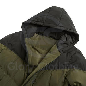 Veste matelassée pour homme tendance de l'hiver, nouvelle conception, coupe ajustée, veste matelassée unie, vestes pour homme - Product Image 6