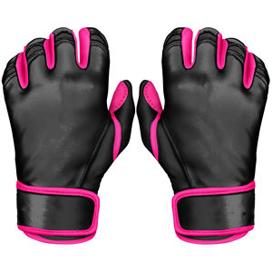 Gants de frappe de baseball à manchette courte, durables, avec paume en cuir Pro Grip, gants de sport avec service OEM au prix LBBG-0030 - Product Image 1