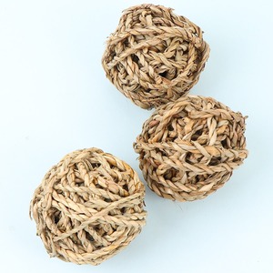Seagrass chew balls sea <b>grass</b> ball toy eco-friendly straw accessories for guinea pig hamster - Product Image 4
