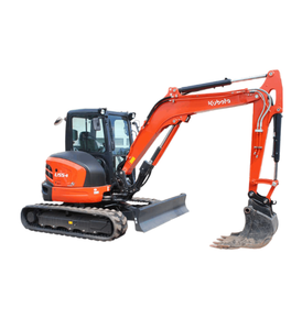 Nouvelle excavatrice Kubota U55-4 à vendre, équipée d'un moteur de 47,6 chevaux, d'un poids opérationnel de 11993 lb et d'un pince hydraulique. - Product Image 4