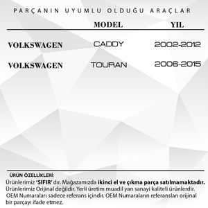 สายเปิดประตูหน้าสำหรับแคดดี้โฟล์คสวาเกน, Touran-ขวา - Product Image 2