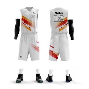 Maillot de basket-ball personnalisé unique adapté à l'extérieur derniers uniformes de basket-ball pour les hommes en gros - Product Image 4