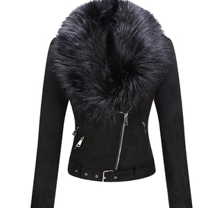 Chaqueta de Cuero Cómoda de Alta Calidad para Mujer, Chaqueta de Cuero Premium, Elegante, Moderna, Informal, Ropa de Calle - Product Image 6