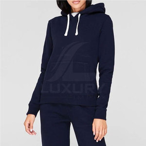 Último diseño mujeres sudaderas con capucha hechas en Pakistán ropa de calle precio al por mayor sudaderas con capucha para mujeres venta en línea - Product Image 3