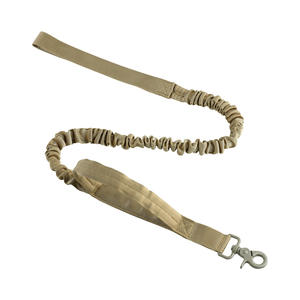 Tali leher anjing taktis empuk tahan ledakan dengan Set Harness dada tali tebal nilon anjing ukuran sedang dengan pita - Product Image 5