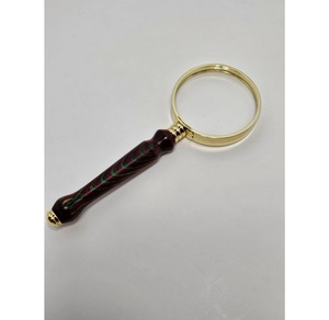 กรอบทองเหลืองแว่นขยายแบบวินเทจพรีเมี่ยมพร้อมที่จับมุกแว่นขยายนักสืบหรูหราและอ่านหนังสือ - Product Image 5