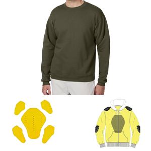 Ropa Deportiva de Motociclismo Unisex con Diseño Personalizado, Protección de Nivel 2 con Certificación CE, Cuello Redondo de Alta Calidad, 400 GSM, Impermeable y Cortavientos - Product Image 4