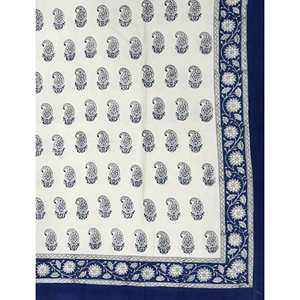 High Quality Block Printed Flat <b>Sheet</b> <b>Fitted</b> Bed <b>Sheets</b> in <b>King</b> Queen Twin <b>Sizes</b> for Bedroom Hotel or Hospital Use - Product Image 1