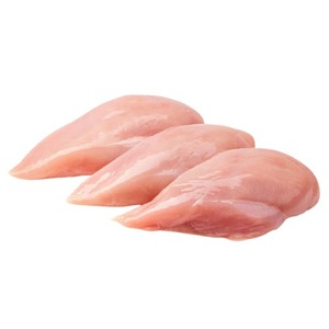 ไก่เนื้อด้านในกรอบเคลือบเกล็ดขนมปังนิ้วไก่ปรุงสุกแช่แข็ง