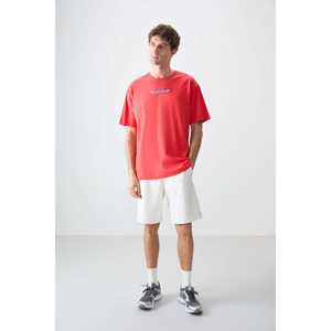 Camiseta Estampada de Corte Holgado para Hombre Fiesta, 100% Algodón, Jersey Grueso y Suave con Textura 88356 - Product Image 5