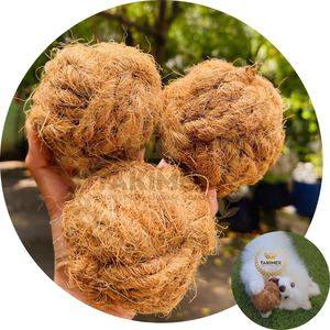 Jouet à mâcher en fibre de coco naturelle du Vietnam pour chiens 100% fibre organique écologique sans danger pour les dents grand pour l'intérieur Halloween - Product Image 1