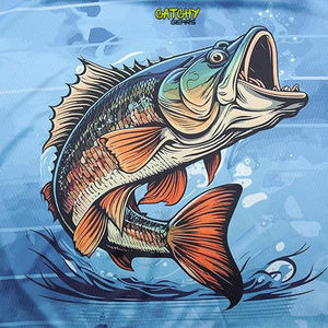 2025 haute qualité Anti-uv séchage rapide à manches longues vêtements de pêche personnalisé sublimé pêche Jersey chemises - Product Image 5