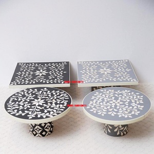 ถาดเสิร์ฟขนมมุกทำจากเรซินสำหรับตกแต่งรอมฎอนถาดเค้กช็อคโกแลตสำหรับคุณแม่พร้อมกล่องใส่เค้ก - Product Image 4