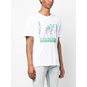 Wholesale Custom 100%Cotton 200GSM Solid Color Short-Sleeved O-Neck Oversized Quick Dry Silk Screen Printing <b>Ringer</b> <b>T</b>-<b>shirts</b> Men - Product Image 5
