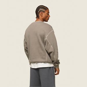 เสื้อสเวตเชิ้ตผู้ชายผ้าฝ้าย 100% คุณภาพเยี่ยม พร้อมปักโลโก้แบรนด์ของคุณเอง สัมผัสนุ่ม อุ่นสบาย - Product Image 2