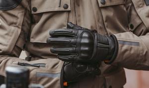 Gants de moto respirants à la mode au design rétro Gants de motocross en peau de mouton souple Fonction écran tactile pour équipement de chevalier - Product Image 2