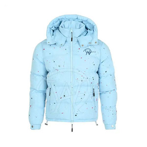 Veste bouffante à logo personnalisé OEM meilleure vente veste bouffante chaude veste bouffante de couleur unie pour hommes - Product Image 1