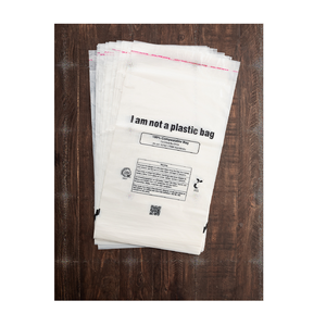 100% amidon de maïs biodégradable T-Shirt gilet sac écologique enroulable Bio-plastique sac à provisions compostable PLA PBAT emballage - Product Image 3