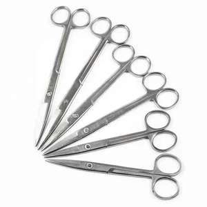 กรรไกรผ่าตัดแบบตรงและโค้งกรรไกร5.5 "ปรับแต่งได้ครึ่งทองเครื่องมือทางการแพทย์ศัลยกรรมกระดูก - Product Image 3