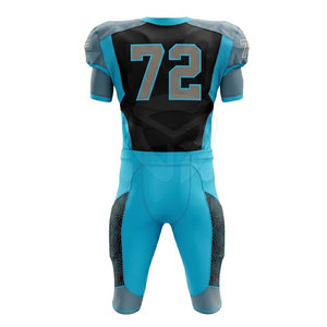 Uniforme de football américain de haute qualité, matière respirante, coutures robustes, parfait pour les matchs de compétition, l'entraînement et les tenues d'équipe. - Product Image 4