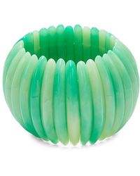 Bracelet de bijoux de mode en résine de couleur fabriquée à la main de qualité supérieure pour femmes d'Inde. - Product Image 4