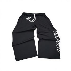 Ensemble de survêtement 2-en-1 zippé pour homme, personnalisé, respirant, en mélange polyester/coton épais, avec logo brodé et passepoil contrastant - Product Image 4