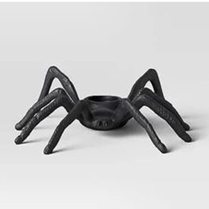 Soporte de vela de araña de aluminio asequible Diseño de Halloween Accesorios de otoño Trivets hechos a mano - Product Image 1