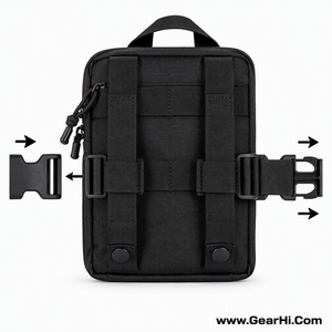 กระเป๋าพยาบาลฉุกเฉิน GearHi GH-128 แบบกันน้ำเสริมความแข็งแรง พร้อมช่องควบคุมการห้ามเลือดแบบเปิดใช้งานได้รวดเร็ว - Product Image 3