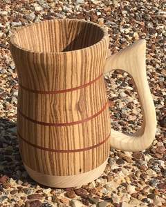 Customized Wooden Bar <b>Mug</b> with Handle New Design for Wedding Party Kitchenware Best <b>Christmas</b> Product-Ceramic Beer <b>Mug</b> - Product Image 3