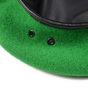 Gorro de boina de mezcla de lana unisex con impresión de logotipo personalizado, ideal para espectáculos culturales, eventos de equipo y uso ceremonial al aire libre - Product Image 2