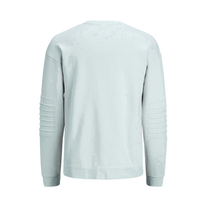 เสื้อสเวตเชิ้ตคอกลมผ้าฟลีซผสมโพลีเอสเตอร์/คอตตอนสำหรับผู้ชายรุ่นใหม่ล่าสุดปี 2025 ลายเรียบง่าย สวมใส่สบาย แขนยาว เป็นมิตรกับสิ่งแวดล้อม รับผลิตตามแบบ - Product Image 2