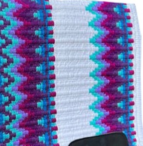 Selle de cheval en laine de Nouvelle-Zélande de style anglais, très vendue, multicolore, qualité extrême, couverture en feutre de coquille de vison ASHMIRA EQUESTRIAN - Product Image 3