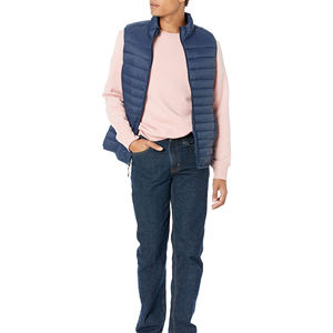 Wholesale <b>Men's</b> Vests Outerwear <b>Lightweight</b> Waterproof Windproof Golf Travel Outdoor Softshell Vests <b>Gilet</b> Sleeveless Jacket - Product Image 4