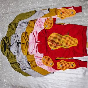 Nouveau sweat à capuche de moto vert olive, sweat à capuche de moto renforcé en aramide, sweat à capuche de moto blindé avec rembourrage rouge, sweat à capuche de moto protecteur - Product Image 4