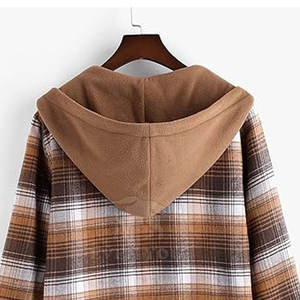 Sweat-shirts en flanelle douce et chaude, coupe décontractée, pour le style urbain, les activités de plein air et le quotidien. - Product Image 4