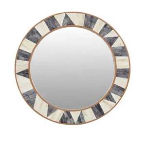 Cadre de miroir incrusté d'os design Cadre de miroir de taille et de forme personnalisées pour accessoires de décoration murale - Product Image 2