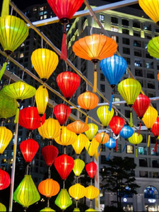 Wholesale Vietnamese Handmade Eco-Friendly Silk <b>Lanterns</b> for <b>Christmas</b> & Easter Custom Colors and Sizes Available - Product Image 4