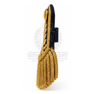 Épaulettes dorées, accessoires de mode pour uniformes, vêtements de cérémonie et événements spéciaux - Product Image 3