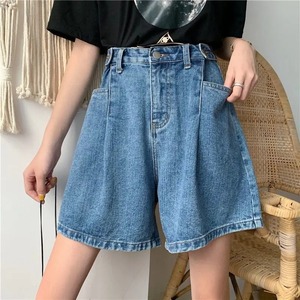 Bermudas vaqueras holgadas Y2k para mujer, pantalones cortos vaqueros de verano ajustados hasta la rodilla de pierna ancha de tiro bajo, ropa de calle - Product Image 3