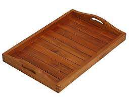 Plateau en bois à bas prix Rang cadeau de mariage plateau de service nouvelle Collection maison hôtel nourriture transportant plateau de service - Product Image 5