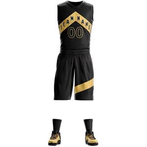 Conjunto de uniforme de baloncesto personalizado al por mayor de Pakistán, camiseta de poliéster transpirable impresa por sublimación de último diseño de talla grande - Product Image 1