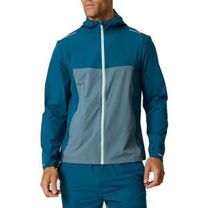 Nouvelle veste d'été pour homme de haute qualité, veste softshell personnalisée, survêtement, coupe-vent à blocs de couleur, ensemble court pour homme 2026 - Product Image 1